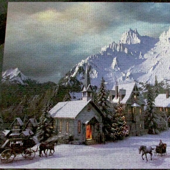 Eurographics Puzzle 1000 pieces, Rocky Mountain Christmas - Picture 4 of 5